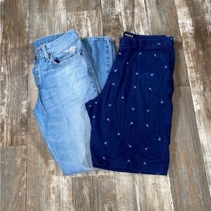Men’s Shorts & Jeans Bundle – Blu Rock & Hollister Size 32